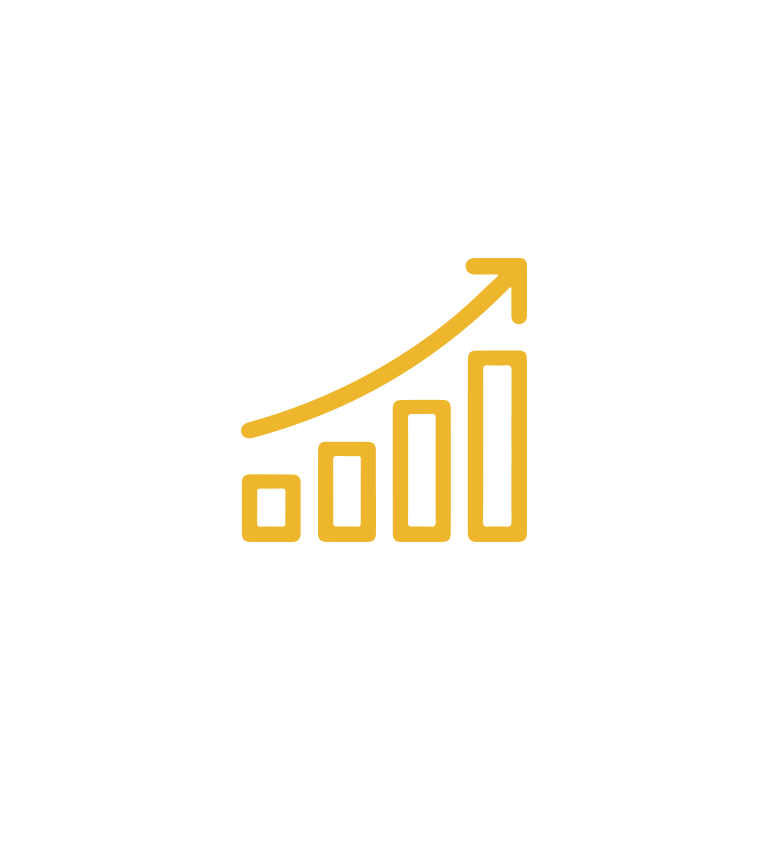 Progress icon representing continuous growth, small daily improvements, and the journey toward success.